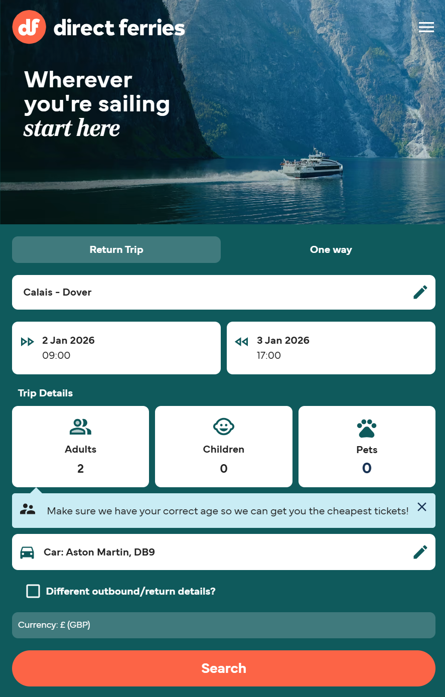 Access to International Ferry Routes Worldwide